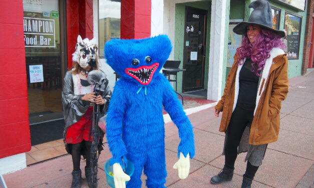 Celebrating Halloween with Trick or Treat on Main St.