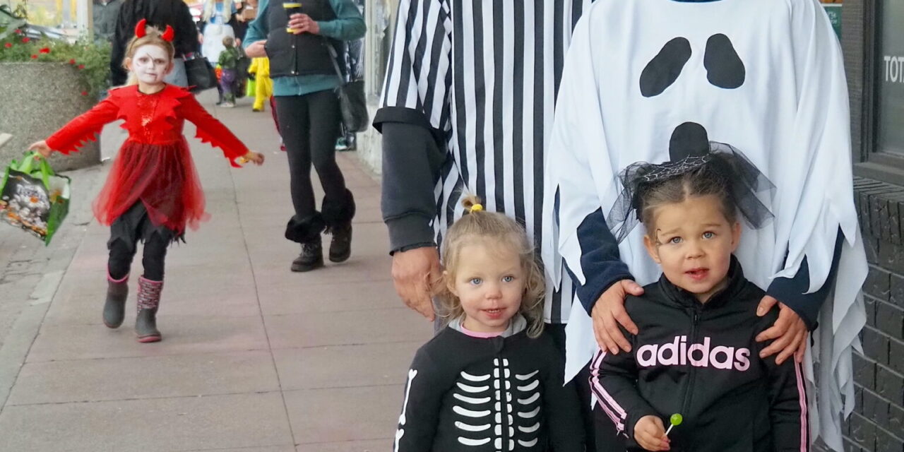 Celebrating Halloween with Trick or Treat on Main St.