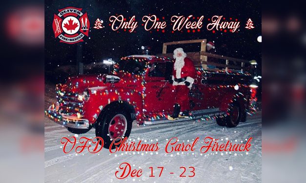 Oliver’s Christmas Carol Firetruck spreads cheer next week