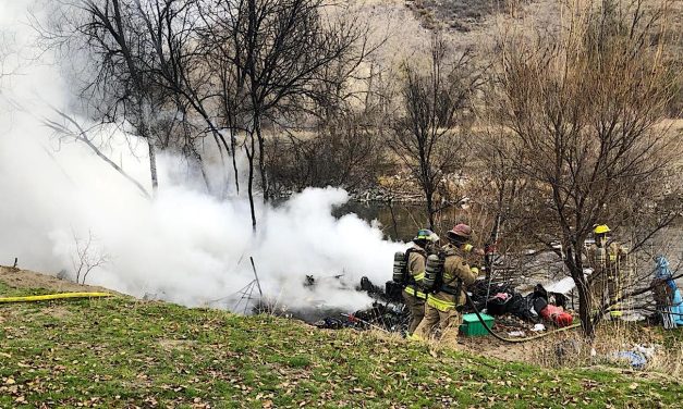 Fire and propane tank explosions at homeless encampment 