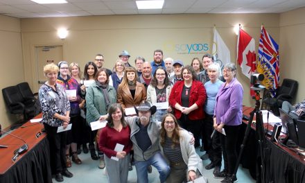 Community groups collect grant funding cheques