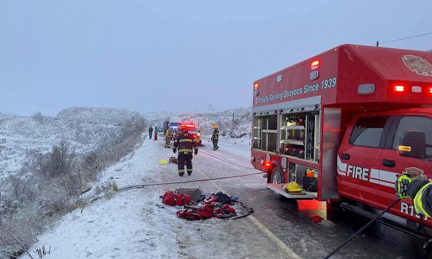 Osoyoos Fire Rescue extricates person trapped in vehicle