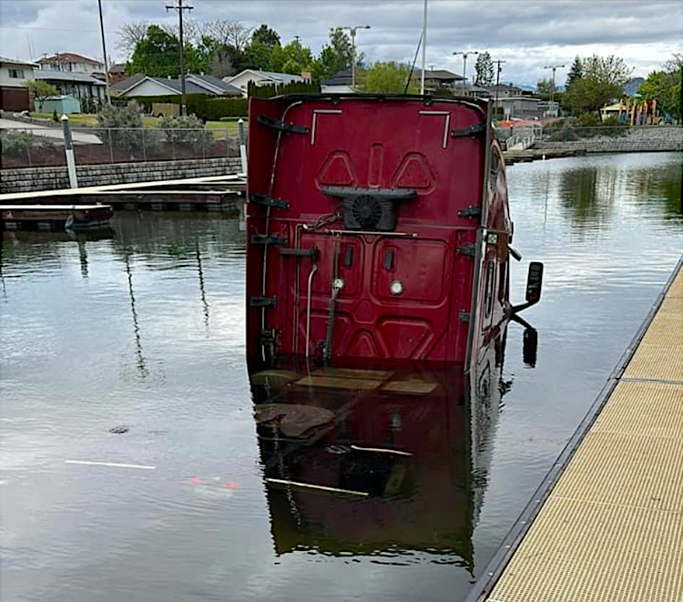 marina boat ramp truck