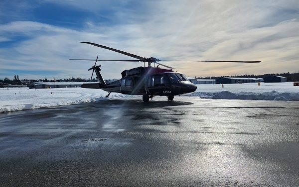RCMP Black Hawk takes to BC-US border skies