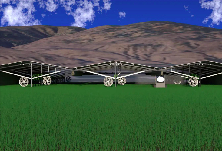 Innovative solar systems for energy and crop protection
