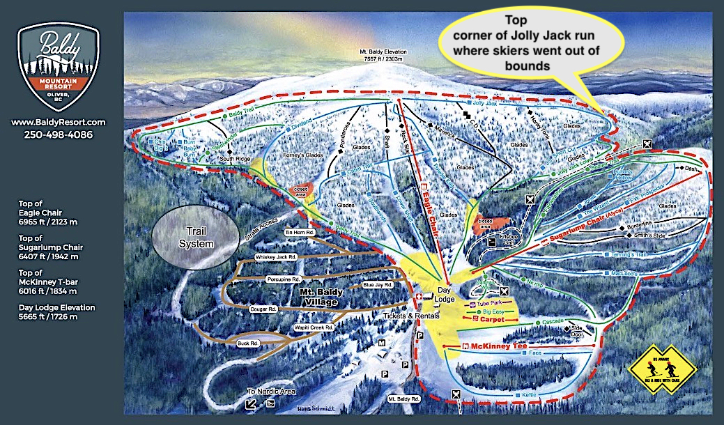 Skiers rescued at Mt. Baldy after venturing out of bounds