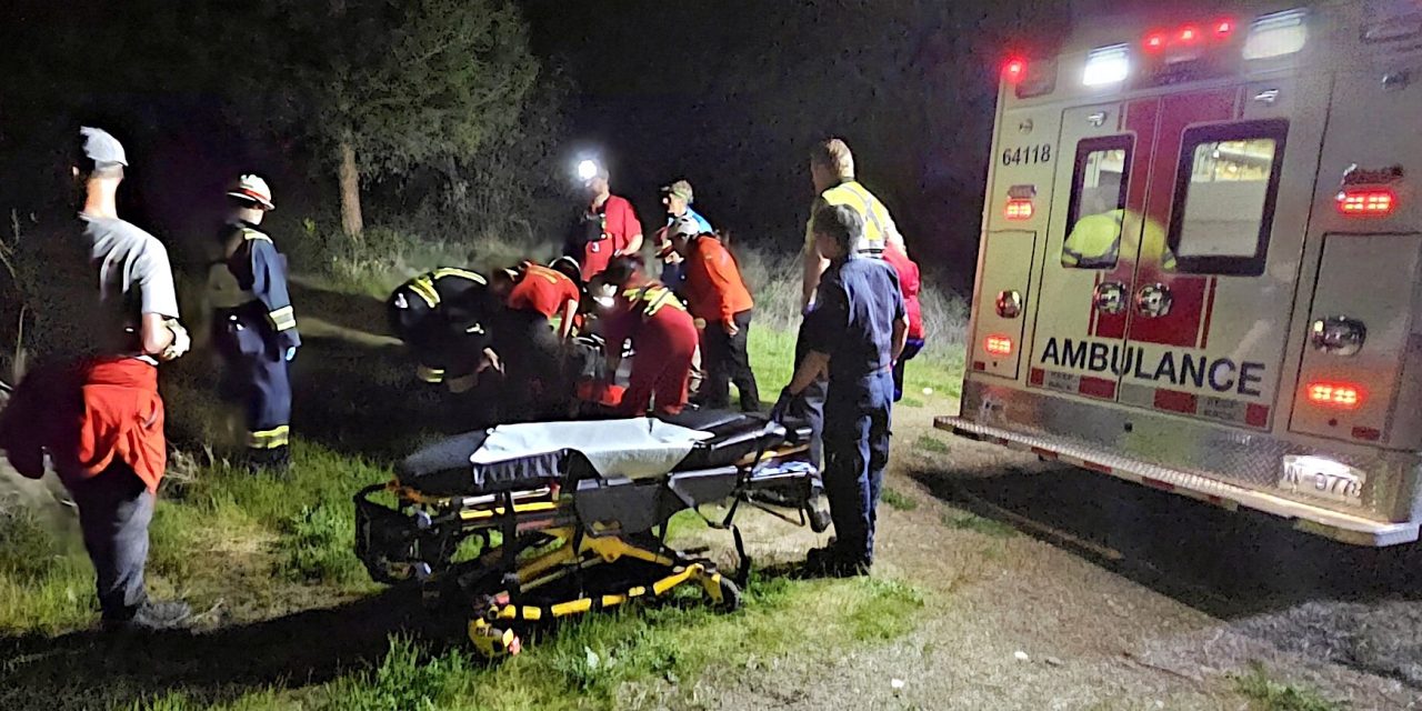 OOSAR helps rescue paraglider after hard landing