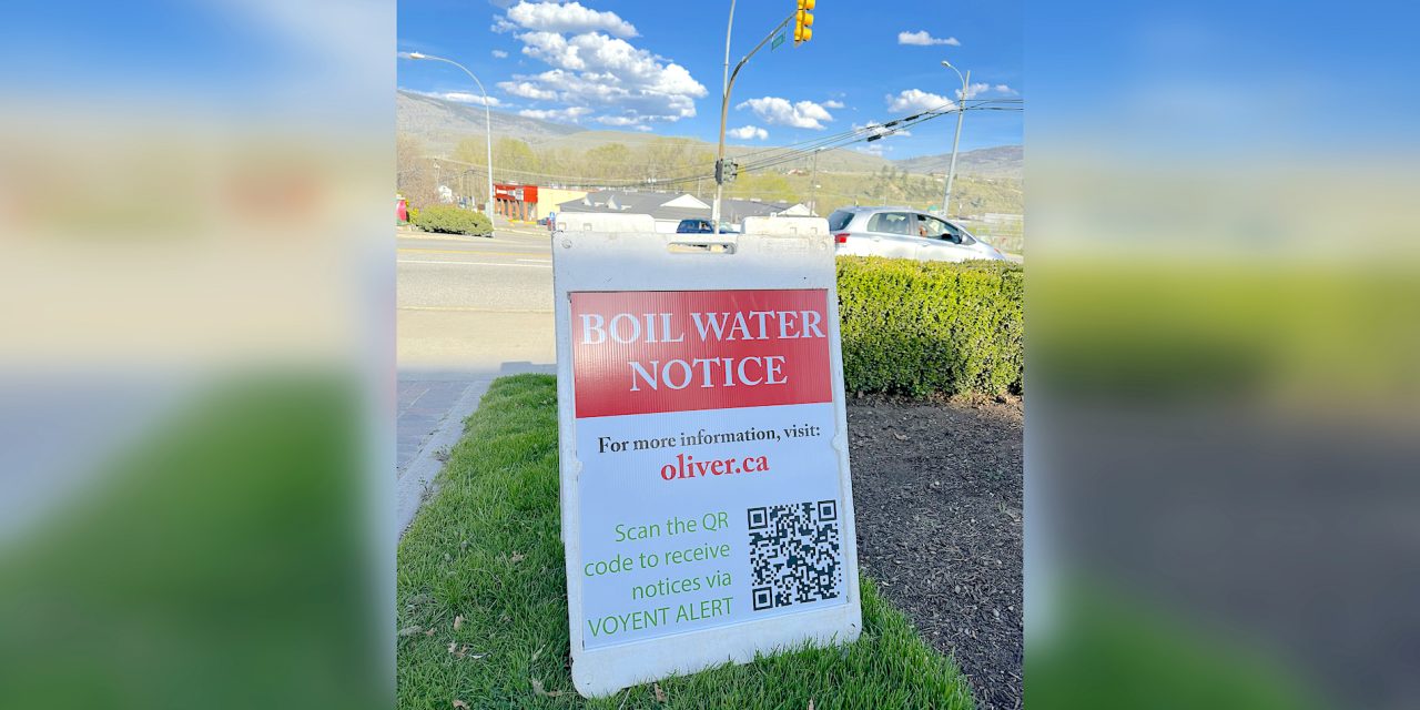 Oliver rescinds boil water advisory