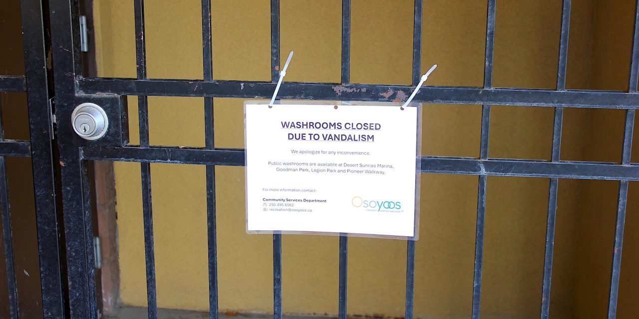 Vandals force closure of Gyro Park washrooms