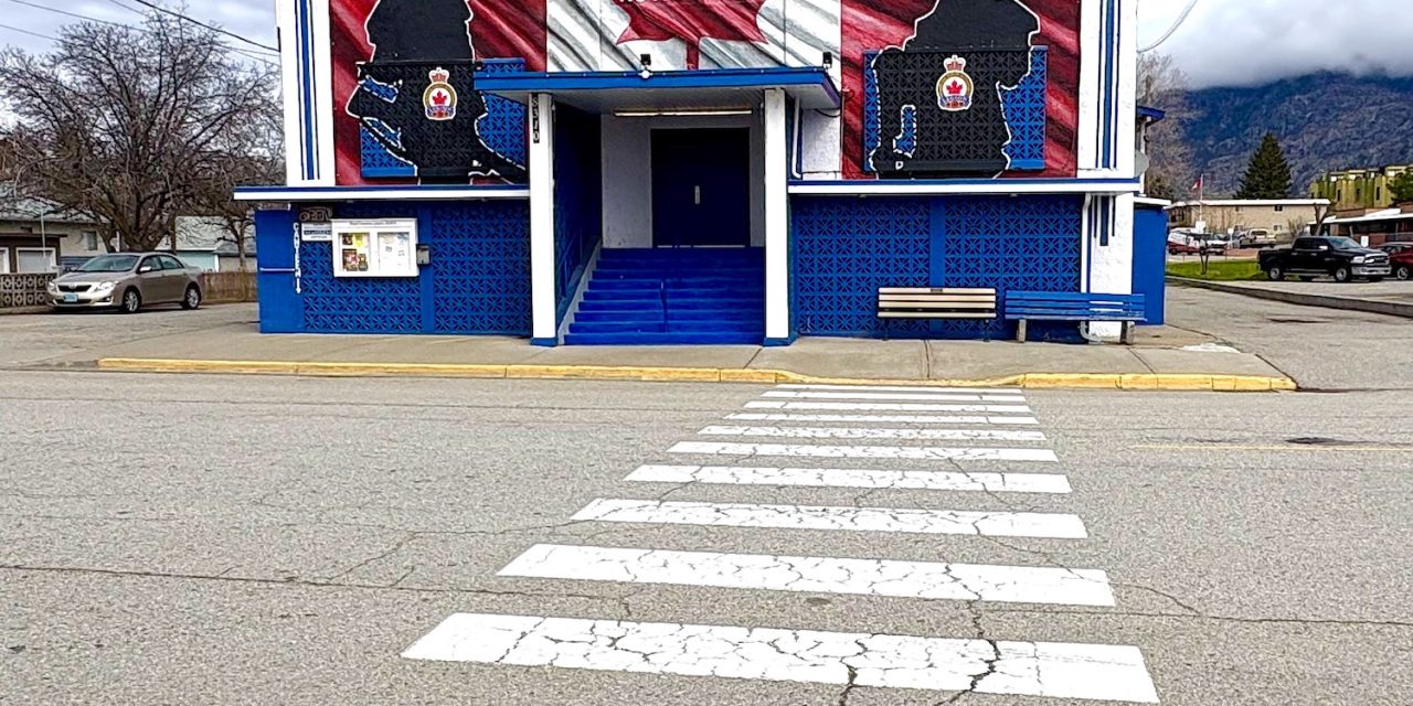 Osoyoos Legion to get new commemorative crosswalk