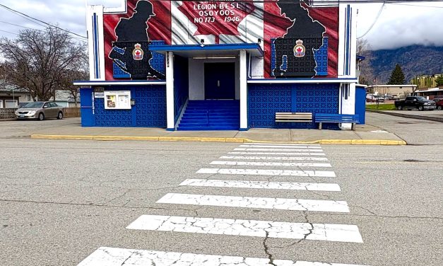 Osoyoos Legion to get new commemorative crosswalk