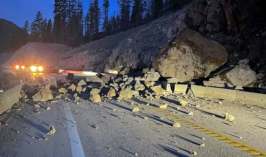Hwy. 3A now open to single lane traffic after rockslide