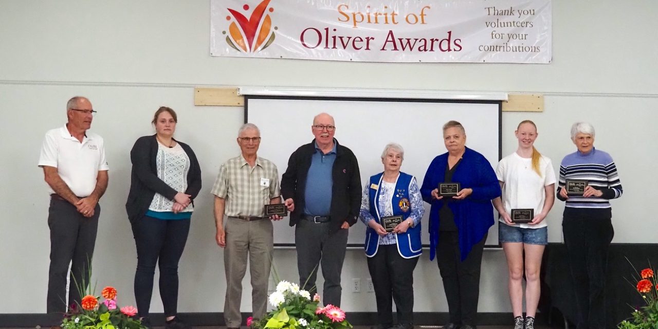 Spirit of Oliver Awards honours community volunteers