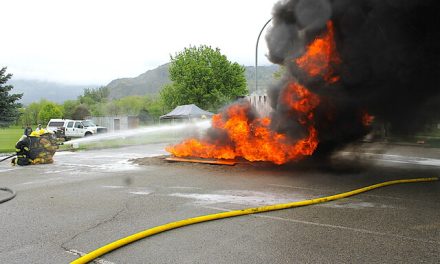 Hundreds of firefighters descend on Oliver for spring training