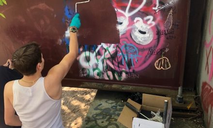 Youth on a mission clean Oliver graffiti