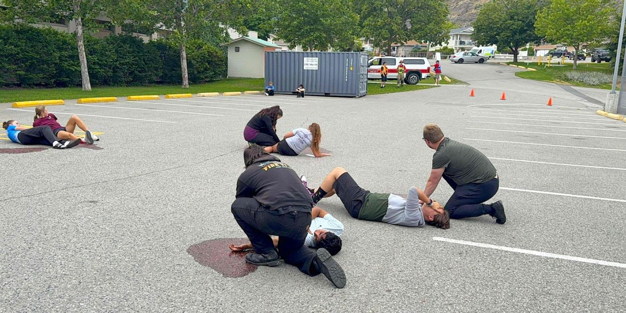 Oliver firefighters practice mass casualty response