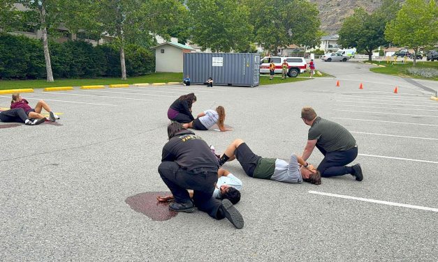 Oliver firefighters practice mass casualty response