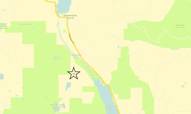 OK Falls FD responds to Green Lake Rd. wildfire