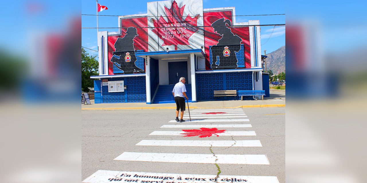 Vets honoured with new commemorative crosswalk