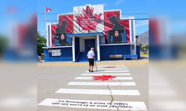 Vets honoured with new commemorative crosswalk