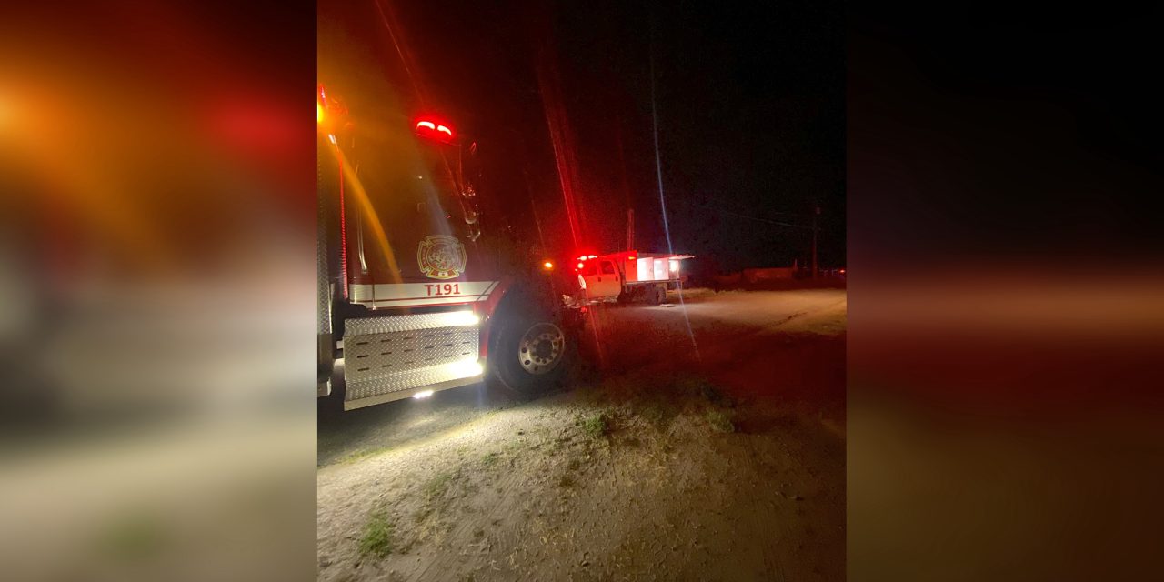Osoyoos firefighters lend a hand on Keremeos structure fire
