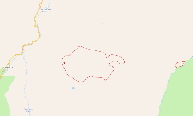 Placer Creek Wildfire now estimated at 2,600 ha
