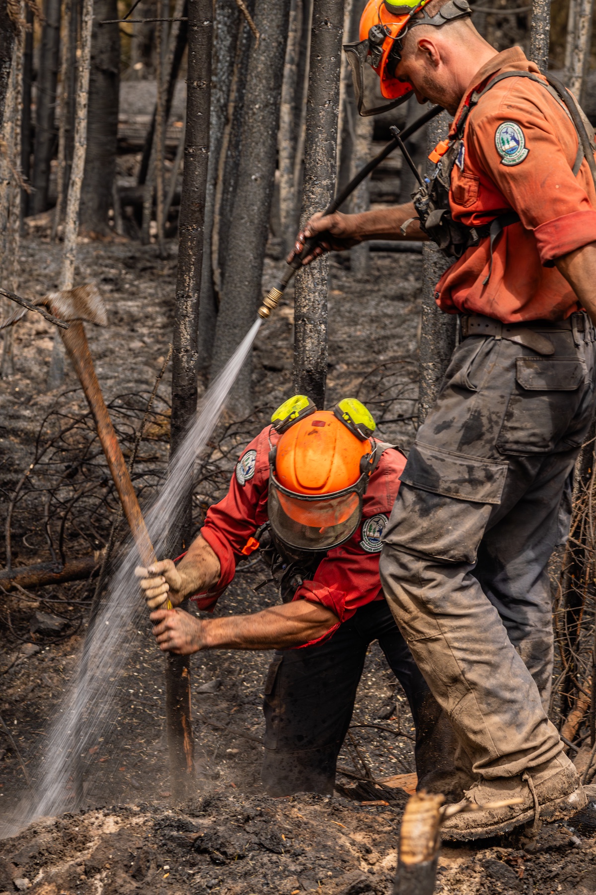 Sierras Unit Crew - Bobcat FSR mop-up - Placer Creek wildfire