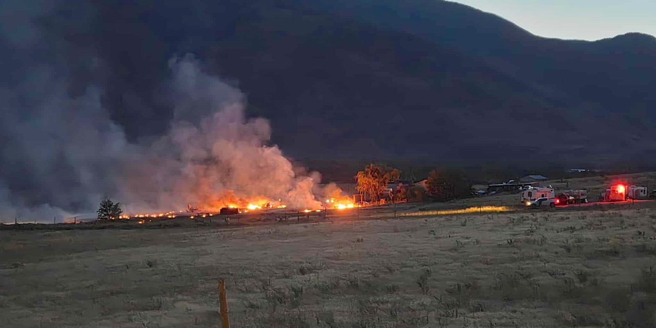 Wildfire south of Cawston knocked down