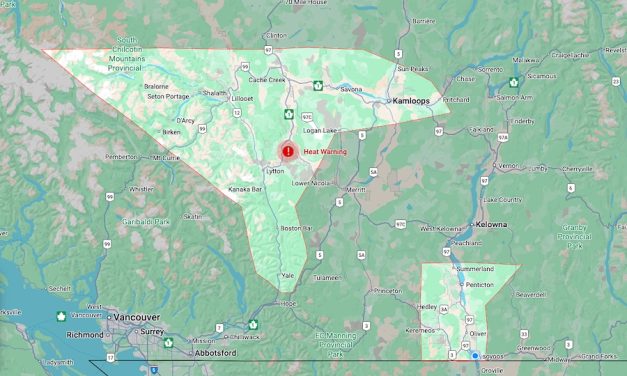 Heat Warning issued by Environment Canada