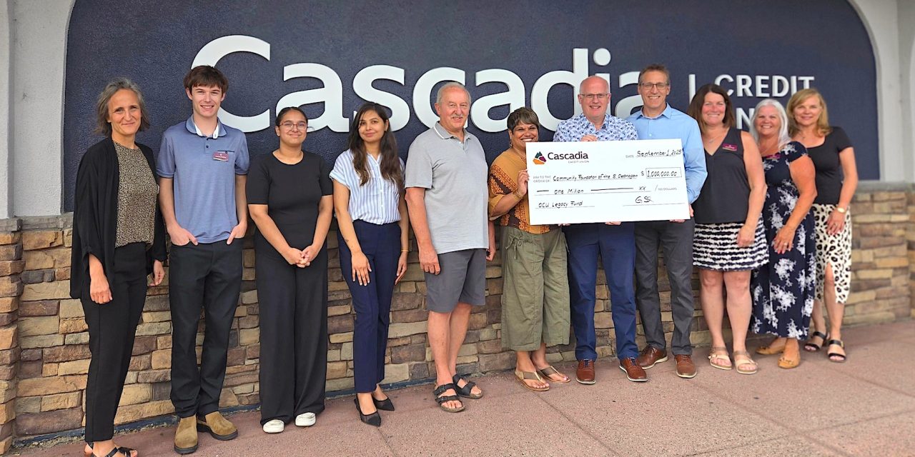 Cascadia Osoyoos branch creates $1 million endowment