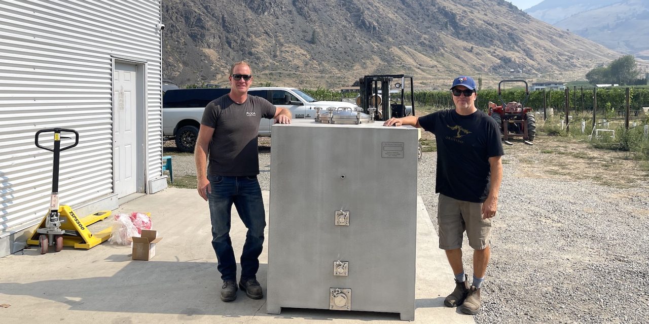 A local first with made-in-BC fermentation tank