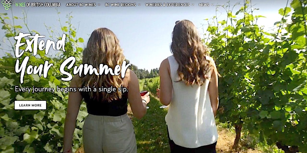 Major revamp for WineBC website focuses on wine tourism