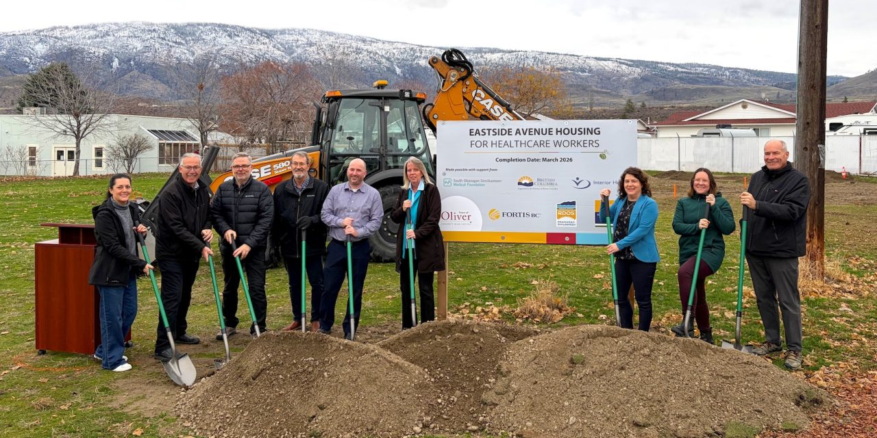 Oliver’s housing for healthcare workers breaks ground