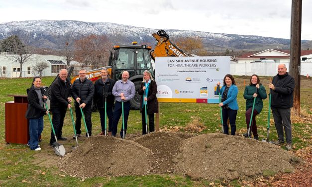 Oliver’s housing for healthcare workers breaks ground