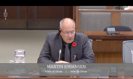 Oliver mayor testifies before parliamentary health committee