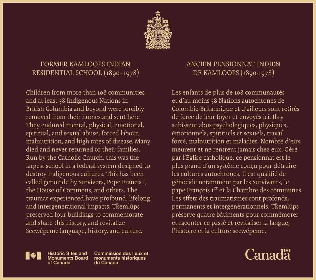 Kamloops residential school