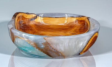 Turning wood and resin into fabulous functional art
