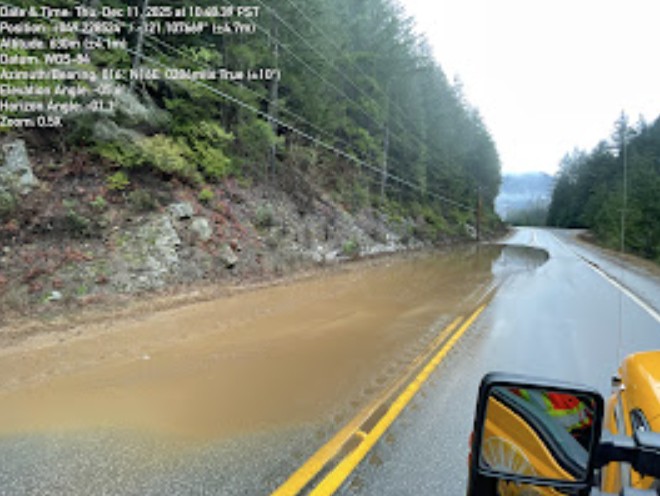 Hwy. 3 atmospheric river