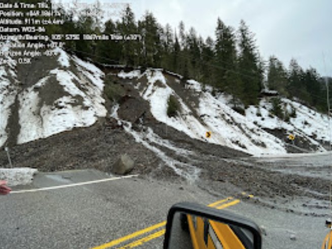 Hwy. 3 atmospheric river