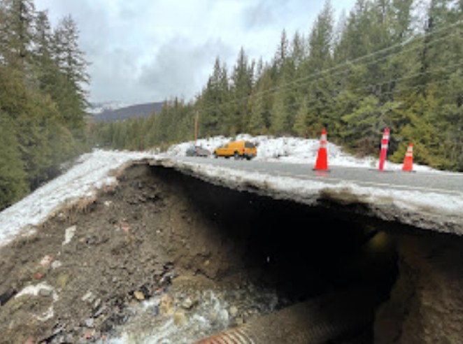 Hwy. 3 atmospheric river