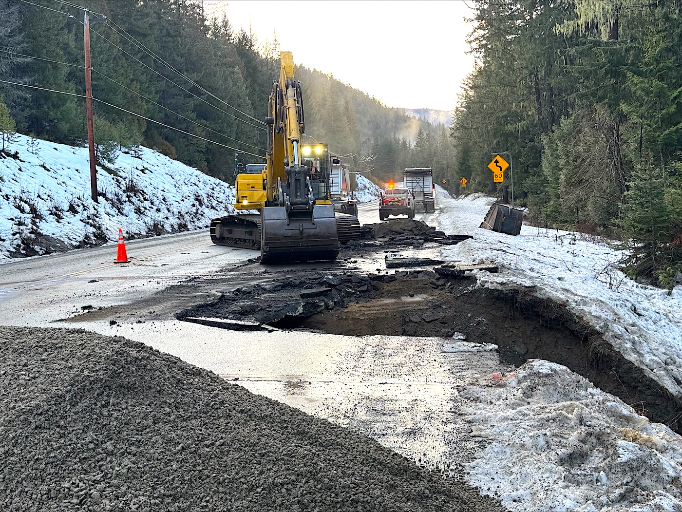 Hwy. 3 repairs