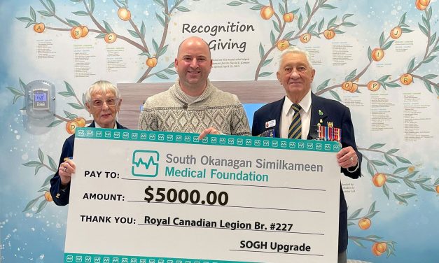 OK Falls Legion donates $5,000 to support SOGH campaign