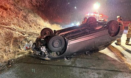 Local youth largely unscathed after car flips