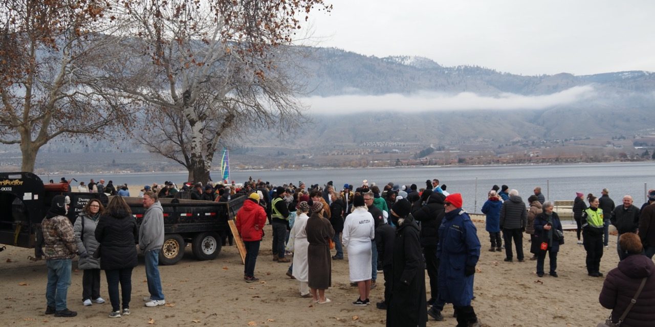 Desert Dip draws a crowd as dippers brave the cold