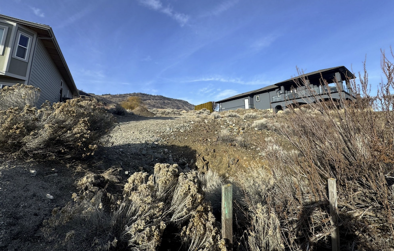 Site Photo – Looking West from Rear of Subject Property (January 2026)