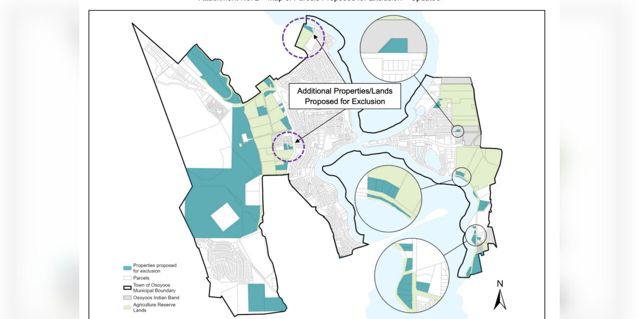 Osoyoos expands list of ALR exemption requests to 70