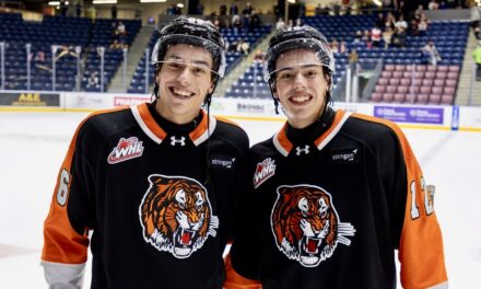 Local hockey twins continue to dazzle on ice, stay focused off the ice