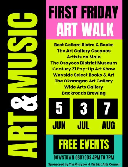 Osoyoos First Friday Art Walk