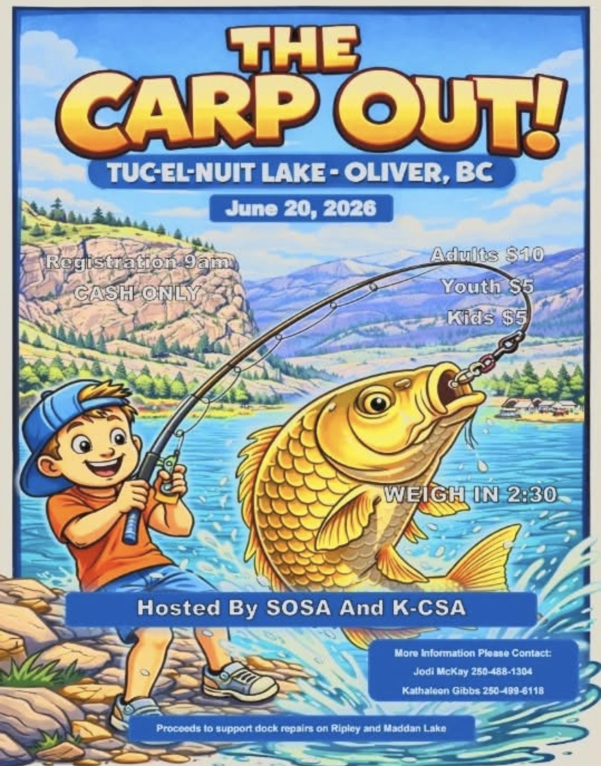 The Carp Out at Tuc-el-nuit Lake