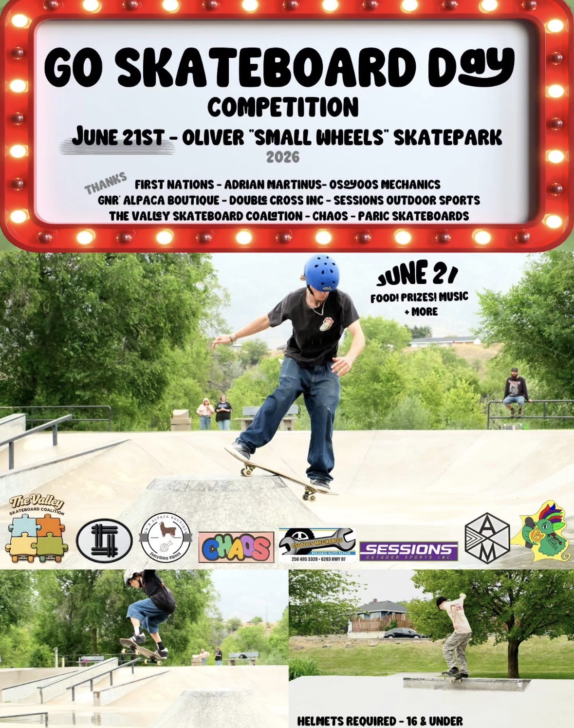 Go Skateboard Day at Oliver “Small Wheels” Skate Park
